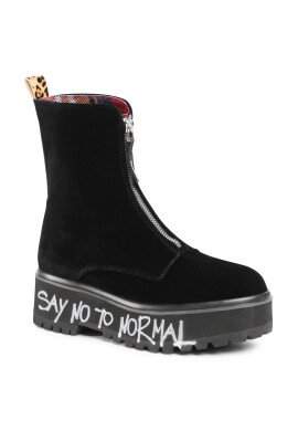 Desigual Боти Combat Lettering 20WSTA02 Черен - Pepit.bg