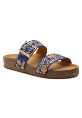 Desigual Чехли Aries Exotic 21SSHA10 Тъмносин - Pepit.bg