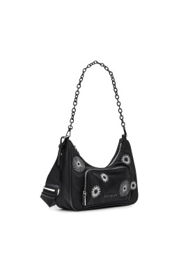 Desigual Дамска чанта 23WAXY08 Черен - Pepit.bg