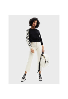 Desigual Дънки 22WWDD09 Бежов Straight Fit - Pepit.bg