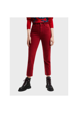 Desigual Дънки 22WWDD09 Червен Straight Fit - Pepit.bg