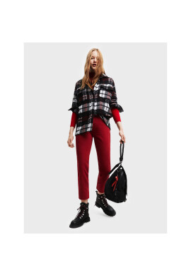 Desigual Дънки 22WWDD09 Червен Straight Fit - Pepit.bg