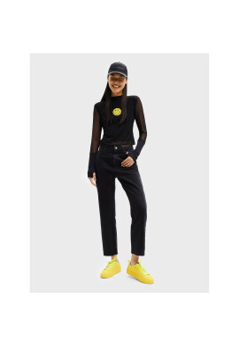 Desigual Дънки 22WWDD64 Черен Straight Fit - Pepit.bg