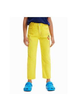 Desigual Дънки 23SGDD03 Жълт Regular Fit - Pepit.bg