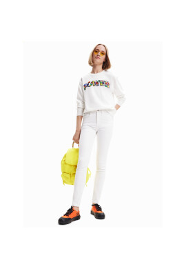 Desigual Дънки 23SWDD21 Бял Skinny Fit - Pepit.bg