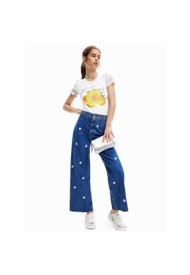 Desigual Дънки 23SWDD75 Тъмносин Relaxed Fit - Pepit.bg