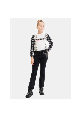 Desigual Дънки 23WGDD06 Черен Regular Fit - Pepit.bg