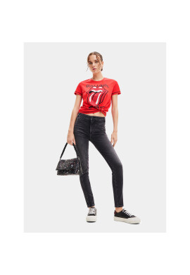 Desigual Дънки 23WWDD44 Черен Slim Fit - Pepit.bg