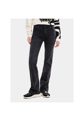 Desigual Дънки 23WWDD61 Черен Flare Fit - Pepit.bg