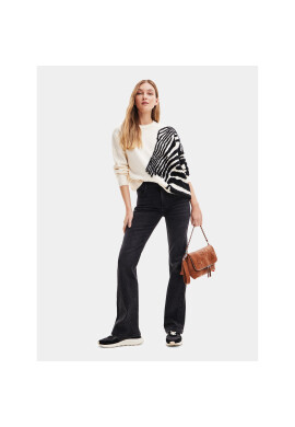 Desigual Дънки 23WWDD61 Черен Flare Fit - Pepit.bg
