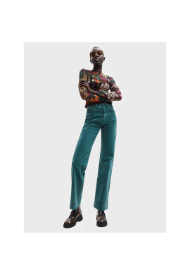 Desigual Дънки Lluisa 22WWDD12 Зелен Relaxed Fit - Pepit.bg