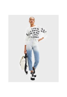 Desigual Дънки Res 22WWDD49 Син Straight Fit - Pepit.bg