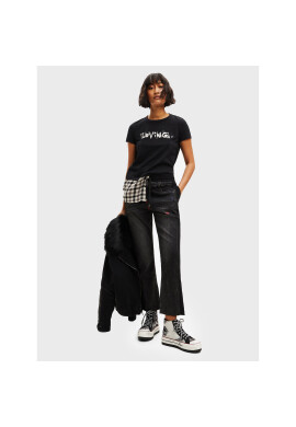 Desigual Дънки Ursula 22WWDD63 Черен Regular Fit - Pepit.bg