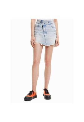 Desigual Дънкова пола Tatum 23SWFD16 Син Regular Fit - Pepit.bg