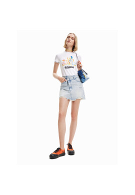 Desigual Дънкова пола Tatum 23SWFD16 Син Regular Fit - Pepit.bg