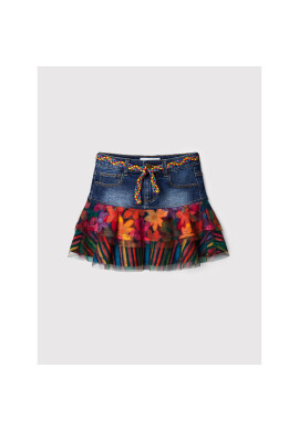 Desigual Дънкова пола Tiburon 22WGFD03 Син Regular Fit - Pepit.bg
