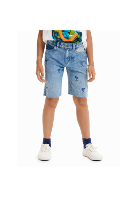 Desigual Дънкови шорти 23SBDD01 Син Regular Fit - Pepit.bg