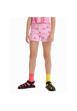 Desigual Дънкови шорти 23SGDD05 Розов Regular Fit - Pepit.bg