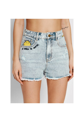 Desigual Дънкови шорти SMILEY Cat Smiley 22SWDD48 Син Regular Fit - Pepit.bg