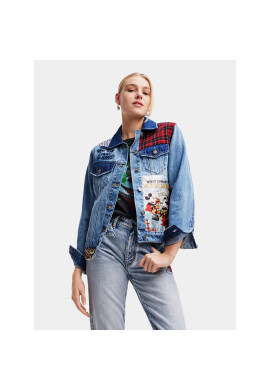 Desigual Дънково яке 23WWED36 Син Regular Fit - Pepit.bg