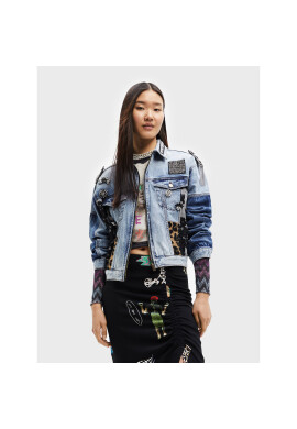 Desigual Дънково яке 22WWED08 Син Regular Fit - Pepit.bg