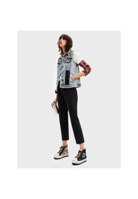 Desigual Елек 22WWED30 Син Regular Fit - Pepit.bg