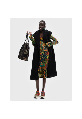 Desigual Елек Cameron 22WWEW19 Черен Oversize - Pepit.bg