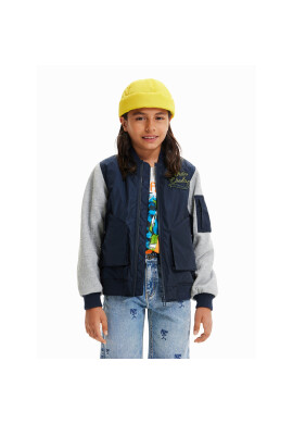 Desigual Яке бомбър 23SBEW01 Тъмносин Oversize - Pepit.bg