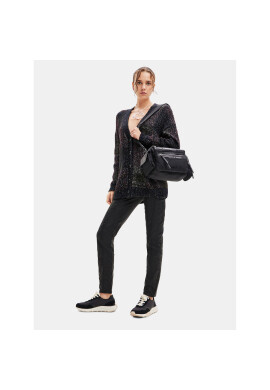 Desigual Кардиган 23WWJF09 Черен Oversize - Pepit.bg