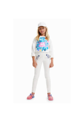 Desigual Клин 23SGKN01 Бял Slim Fit - Pepit.bg