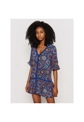 Desigual Лятна рокля Java 21SWMW22 Син Regular Fit - Pepit.bg