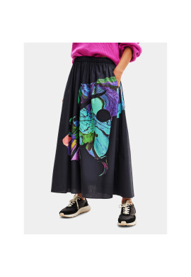Desigual Миди пола 23WWFW02 Черен Regular Fit - Pepit.bg