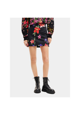 Desigual Мини пола 23WWFK04 Черен Slim Fit - Pepit.bg