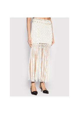 Desigual Мини пола Shell 22SWFF0 Бежов Slim Fit - Pepit.bg