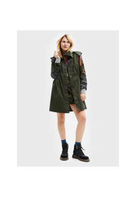 Desigual Парка Jorja 22WWEWAG Зелен Oversize - Pepit.bg