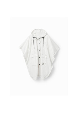Desigual Пончо 23SAIY02 Бял Oversize - Pepit.bg
