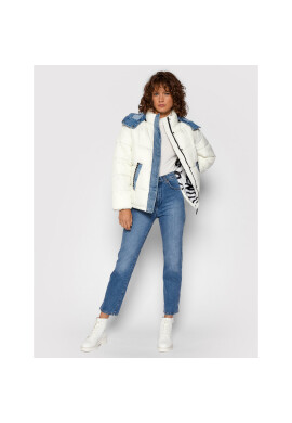 Desigual Пухено яке Austen 21WWEW33 Бял Regular Fit - Pepit.bg