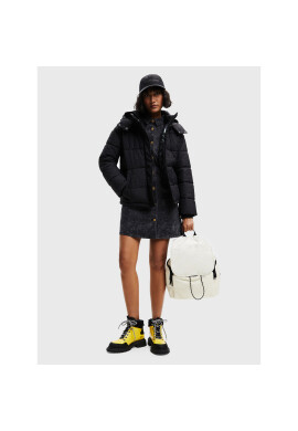 Desigual Пухено яке Estocolmo 22WWEW18 Черен Regular Fit - Pepit.bg