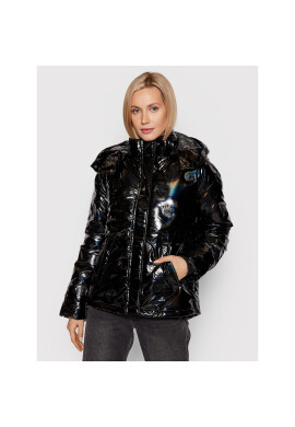 Desigual Пухено яке Sunlion 21WWEWBE Черен Oversize - Pepit.bg