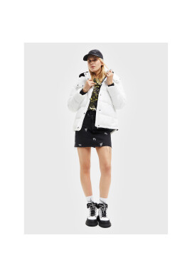 Desigual Пухено яке Estocolmo 22WWEW18 Бял Regular Fit - Pepit.bg