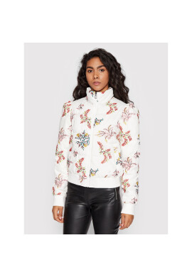 Desigual Пухено яке Nicole 22SWEW20 Бял - Pepit.bg