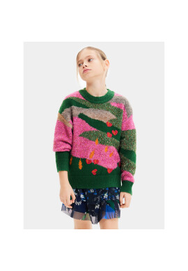 Desigual Пуловер 23WGJF05 Цветен Regular Fit - Pepit.bg