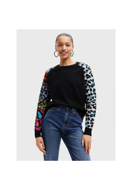 Desigual Пуловер Ayla 22WWJF80 Черен Regular Fit - Pepit.bg