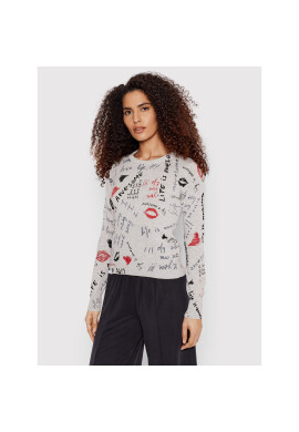 Desigual Пуловер Butset 22SWJF57 Сив Regular Fit - Pepit.bg