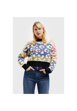 Desigual Пуловер Febe 22WWJF85 Цветен Regular Fit - Pepit.bg