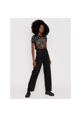 Desigual Пуловер Hug a Tree 21WWTK54 Черен Regular Fit - Pepit.bg