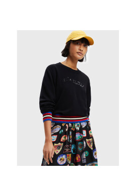 Desigual Пуловер Mara 22WWJF15 Черен Regular Fit - Pepit.bg
