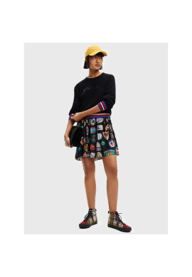 Desigual Пуловер Mara 22WWJF15 Черен Regular Fit - Pepit.bg