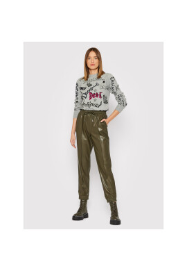 Desigual Пуловер Paloma 21WWJFAE Сив Regular Fit - Pepit.bg