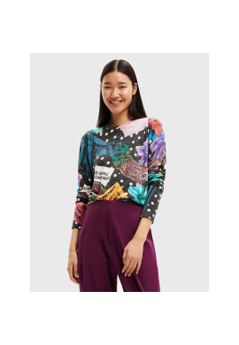 Desigual Пуловер Spice 22WWJFA1 Цветен Regular Fit - Pepit.bg